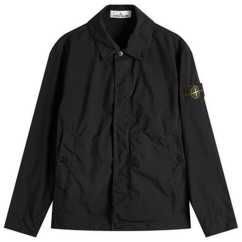 Tuulitakki Stone Island Stone Island Light Compact Poly-TC Jacket Musta | K1S154100025-V0029
