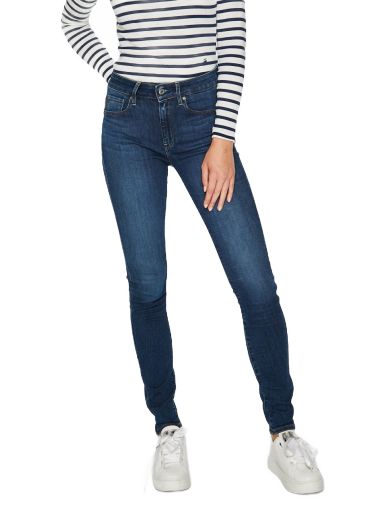 Jeans G-Star Raw ® 3301 High Waist Skinny Jeans Tummansininen | D05175.8968