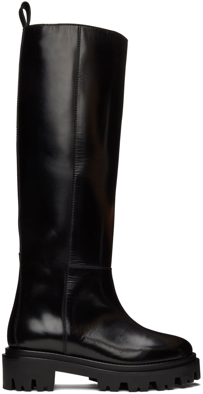Vaatteet ISABEL MARANT Isabel Marant Cener Lug Sole Leather Boots Musta | 22ABT0284-22A027S