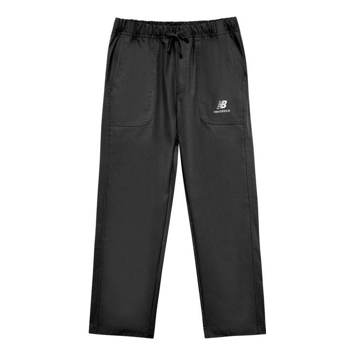 Cargo housut New Balance Logo Athletics Pants Musta | AMP23354-BK