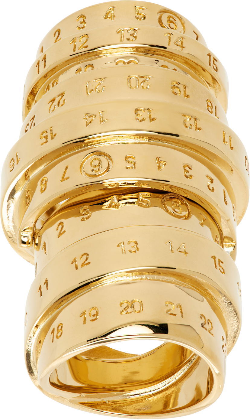 Sormus Maison Margiela MM6 Maison Margiela Numeric Spiral Ring Keltainen | SM7UQ0090 P6627