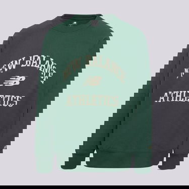 Huppari New Balance Athletics Varsity Crew Sweatshirt Vihreä | MT33550NWG, 0