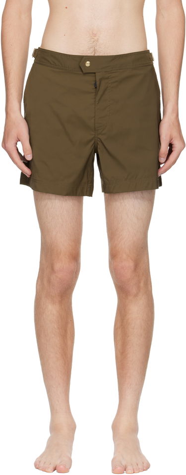 Uimapuvut Tom Ford TOM FORD Nylon Swim Shorts Vihreä | BSS001-FMN067, 0