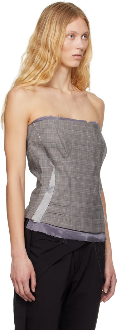 Crop top Ottolinger Ottolinger Suit Corsage Top Harmaa | 123-103023-02, 1