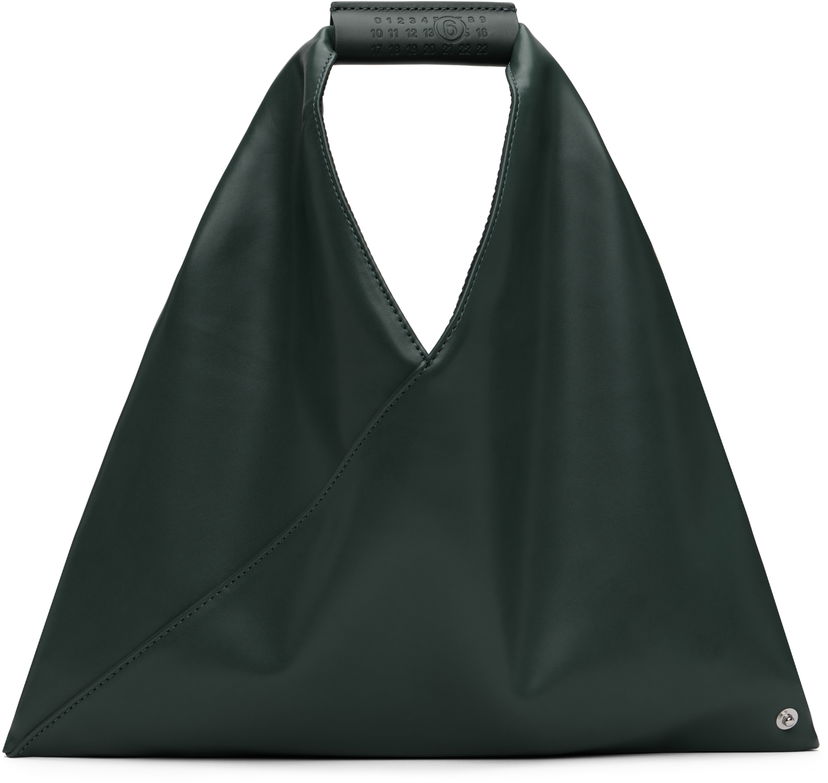 Kangaskassi Maison Margiela Triangle Mini Tote Vihreä | JAPANESE MINI - MM6