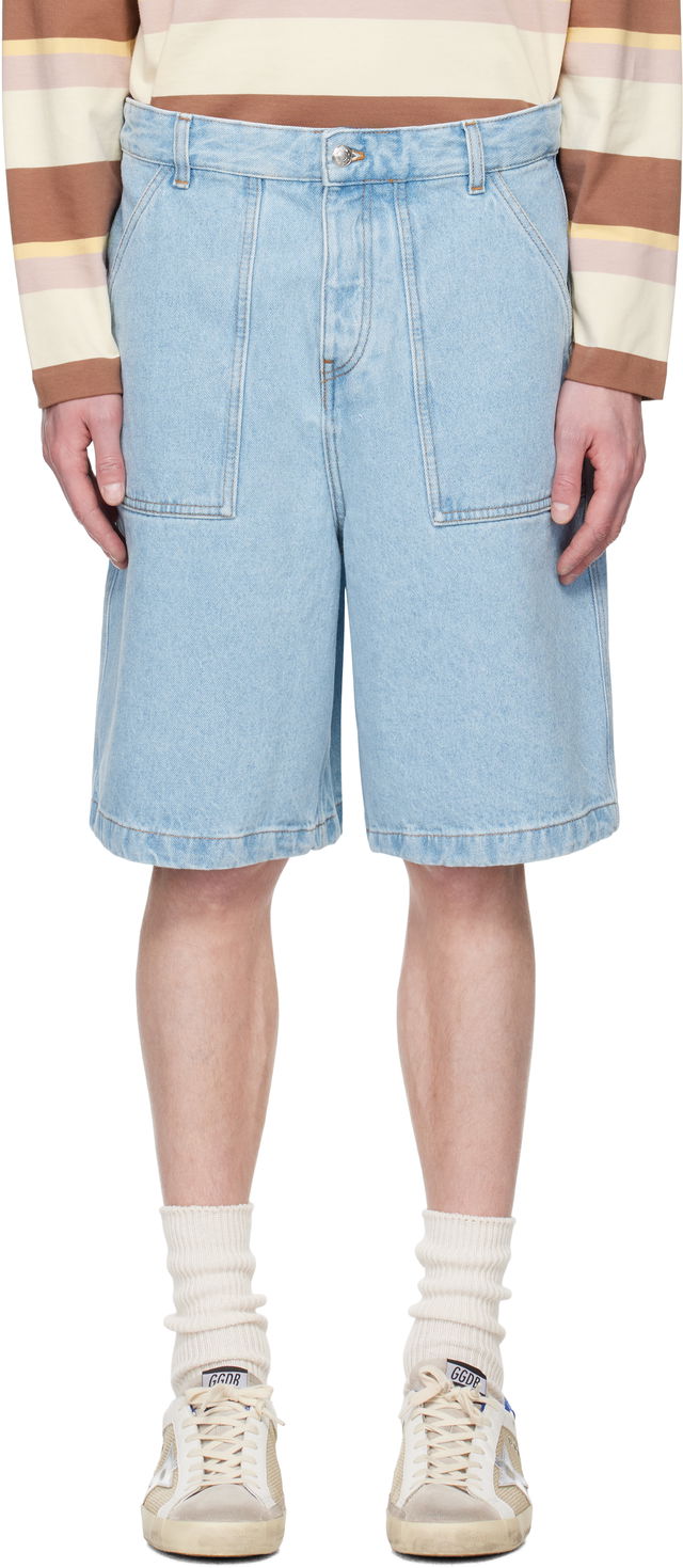 Maison Kitsuné Workwear Denim Shorts