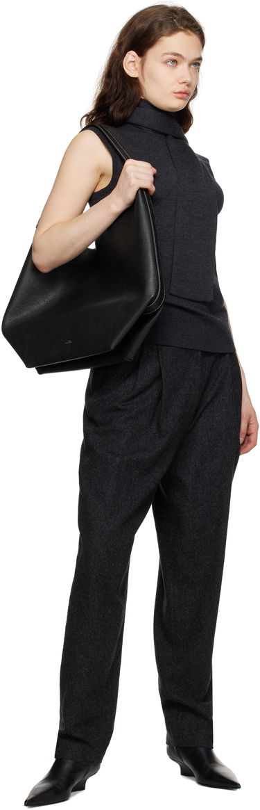 Villapaita TOTEME TOTEME Sleeveless Turtleneck Knit Tank Top Harmaa | 251-WRT4388-YA0133, 3