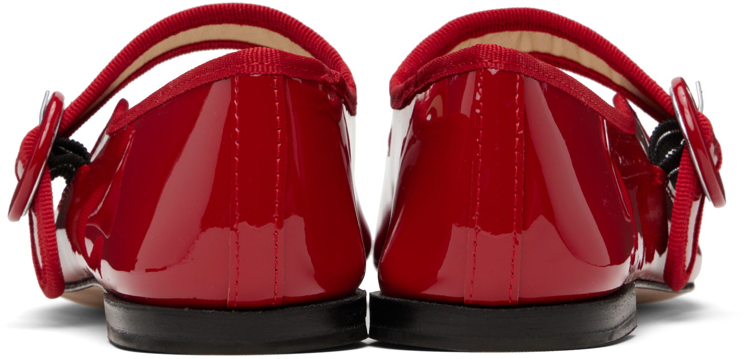 Mekko Repetto Repetto Georgia Square-Toe Mary Jane Ballerinas Punainen | V4141V, 1