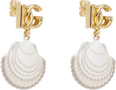 Korvakorut Dolce & Gabbana Gold-tone Shell Dangle Earrings Metallinen | WEQ6A1W1111ZOO00, 4