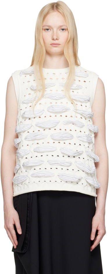 Villapaita ADER ERROR ADER error Knit Vest Valkoinen | BO01SSKT0202WH, 0