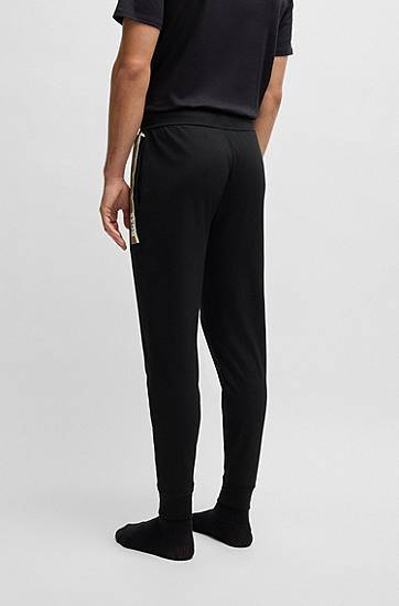 Verryttelyhousut BOSS BOSS Tracksuit Bottoms with Stripe Print Musta | 50540654, 1