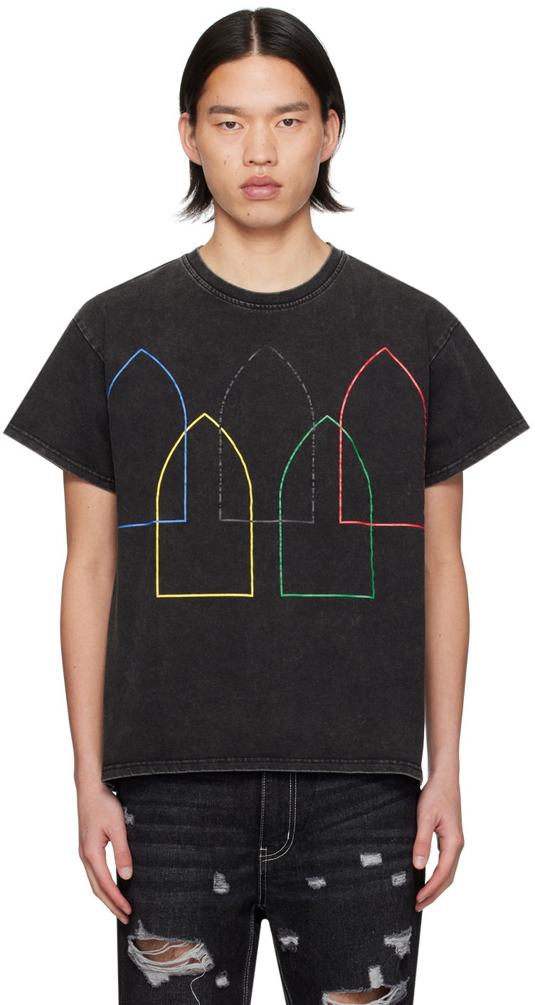 T-paita Who Decides War Interwoven Windows T-Shirt Musta | 1110350002SS24