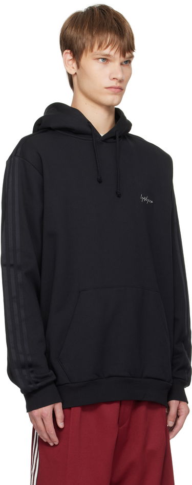Huppari Yohji Yamamoto Y-3 Yohji Yamamoto Kuro Hoodie Musta | KA9652, 1
