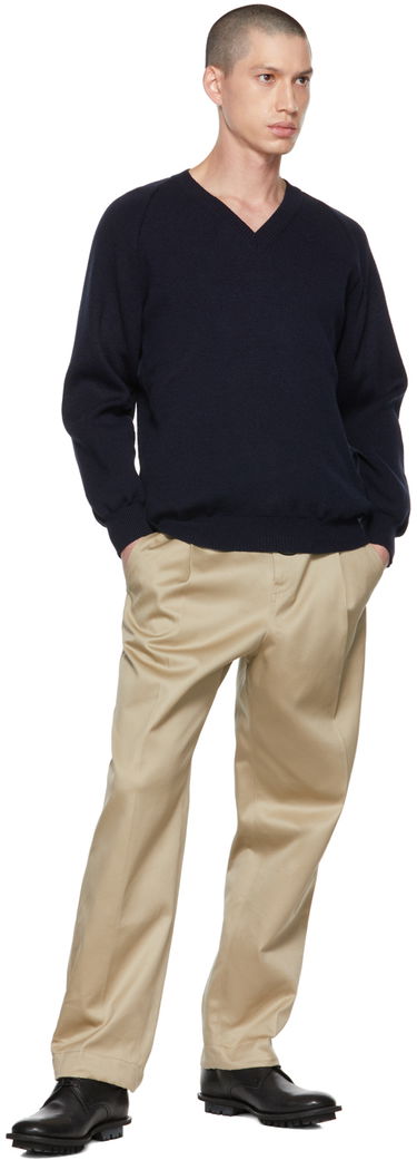 Villapaita Comme des Garçons Lochaven of Scotland Edition V-Neck Sweater Tummansininen | DH-N505-051, 3
