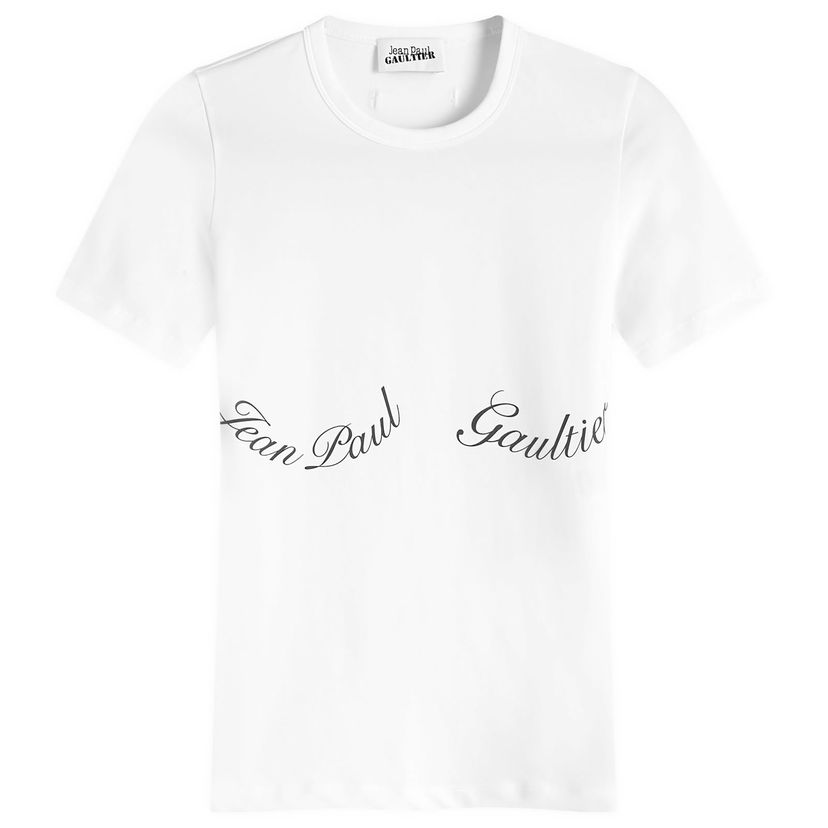 T-paita Jean Paul Gaultier Logo T-Shirt Valkoinen | 2430FTS082IJ0560100