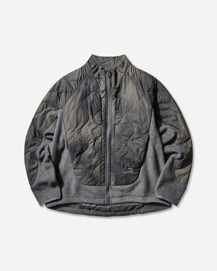 Takki ROA Quilted Fleece Jacket Harmaa | 5745241538 20