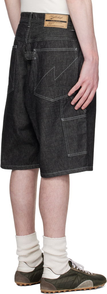 Shortsit Neighborhood Neighborhood Painter Denim Shorts Musta | 251AQNH-PTM04, 2