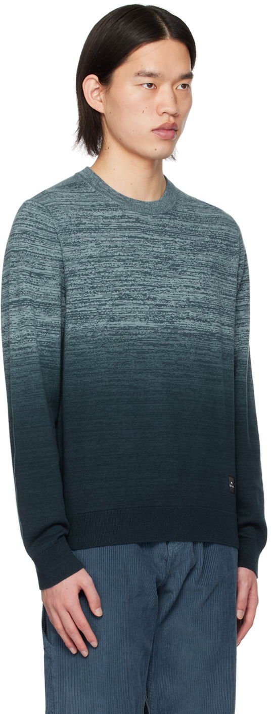Villapaita Paul Smith PS Paul Smith Crewneck Space Dye Sweater Sininen | M2R-582Y-M22080-48, 1