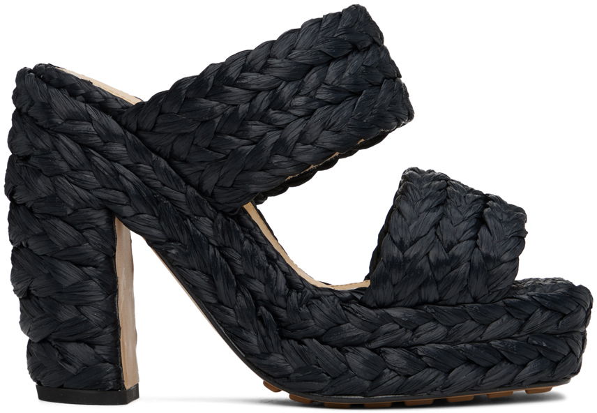 Tennarit ja kengät Bottega Veneta Canalazzo Sandals "Black" Musta | 729710 V0V00, 0