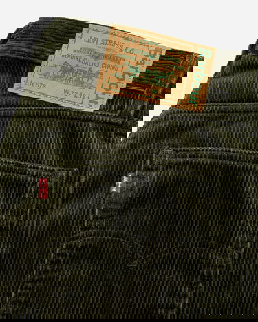 Housut Levi's Pleated Baggy Corduroy Pants Vihreä | 003ME00000 001, 3