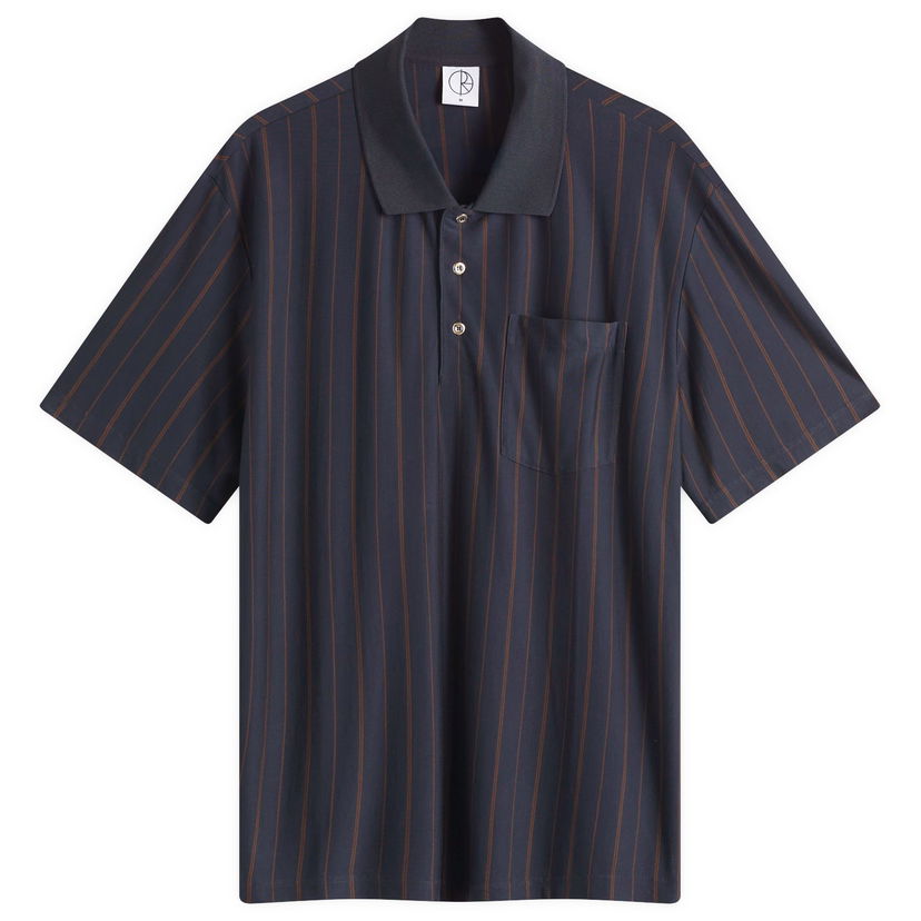 Poolopaita Polar Skate Co. Fancy Polo Shirt, Size Large Tummansininen | PSC-SP25-45