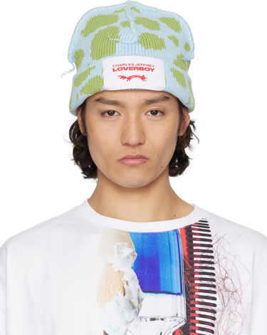 Pipo Charles Jeffrey Loverboy Charles Jeffrey LOVERBOY Knit Beanie with Logo Patch Sininen | 54130602, 0