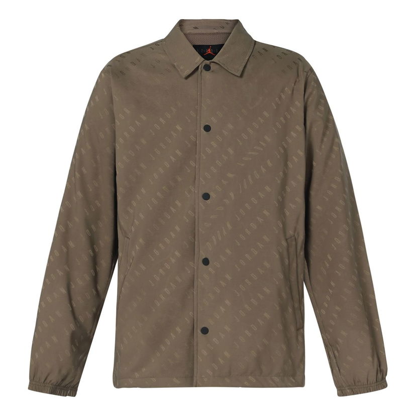 Paita Jordan All-Over Print Coach Jacket Vihreä | DV7617-274