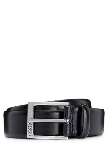 Vyöt BOSS BOSS Belt with Branded Buckle Musta | 50482241