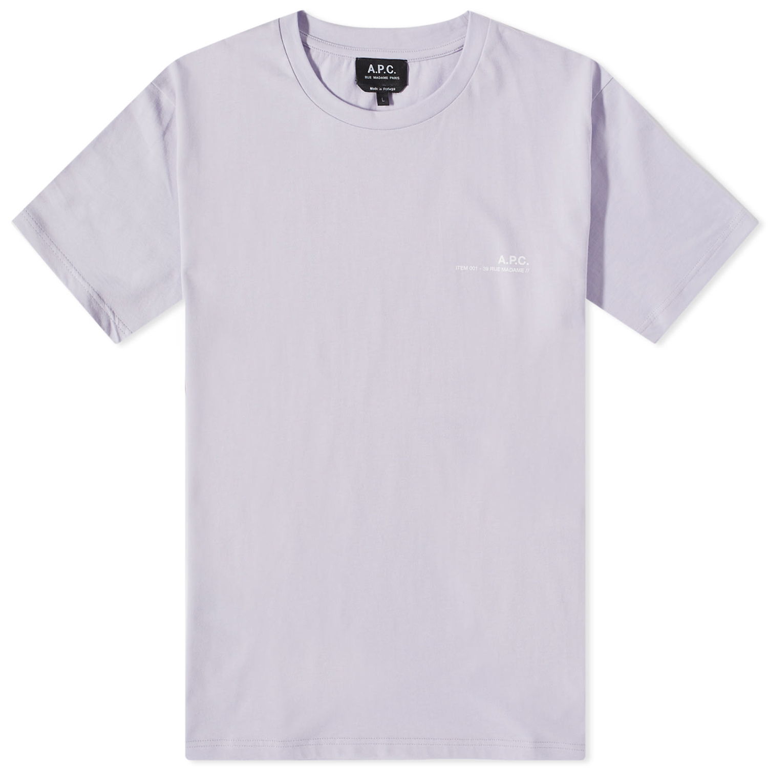 T-paita A.P.C. Item Logo Tee Violetti | COFBT-H26904-HAF, 0