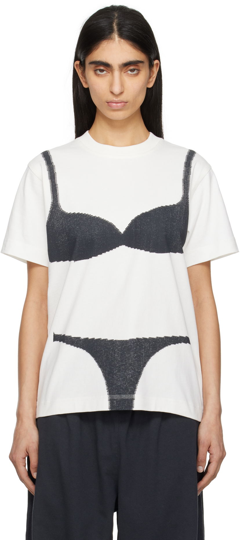 T-paita Marc Jacobs Marc Jacobs Bra Box T-Shirt Valkoinen | 2S5RTP050C21