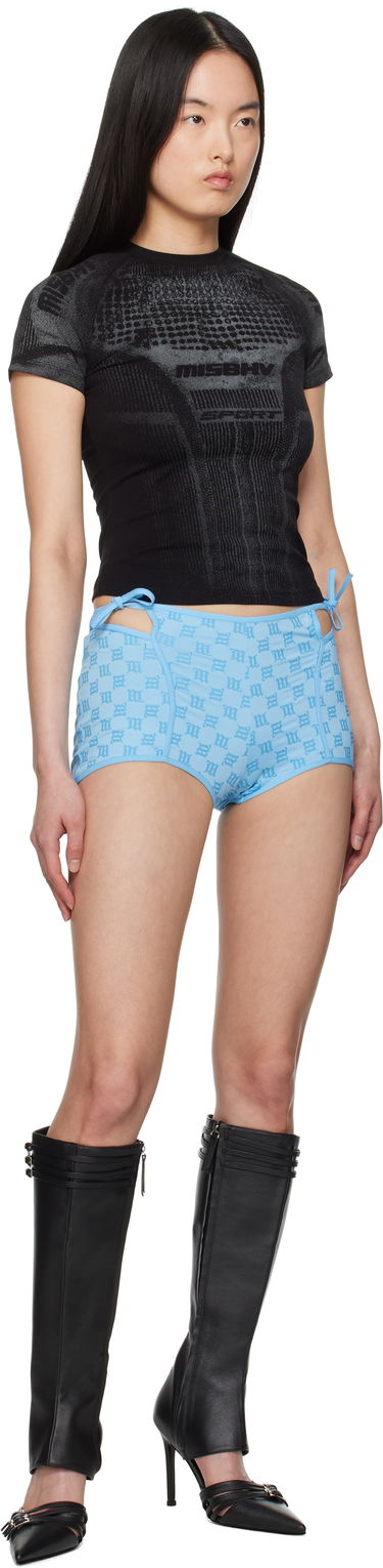 Shortsit MISBHV MISBHV Monogram Coquette Shorts Sininen | 250W357, 3