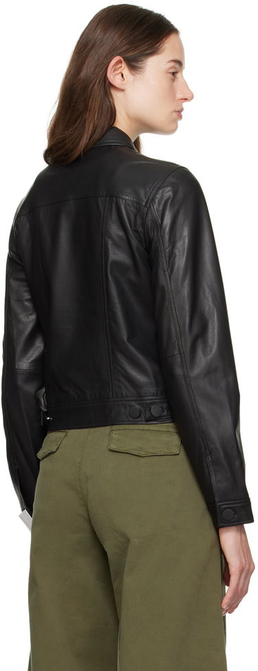 Takki rag & bone rag & bone Debbie Leather Jacket Musta | WAW23H20161816, 2