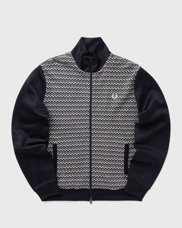 Villapaita Fred Perry Knitted Panel Track Jacket Musta | J8559-608, 0