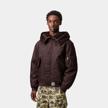 Bomber-takki Carhartt WIP Carhartt WIP HD Oltera Bomber Jacket Ruskea | I035309_9, 4
