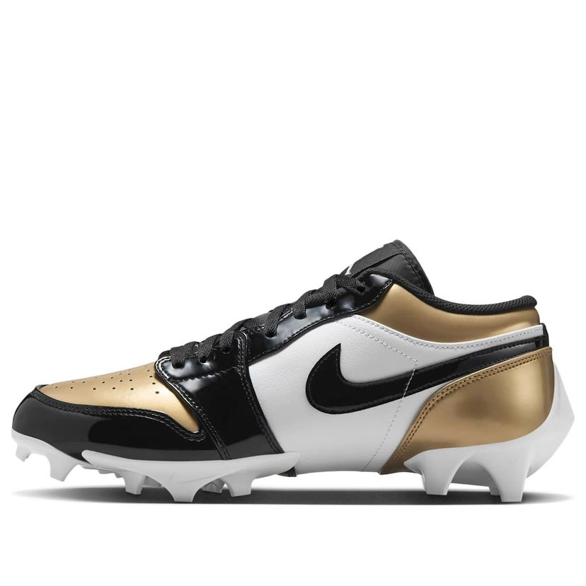 Vaatteet Jordan Jordan 1 Low TD Cleat 'Patent Gold Toe' Valkoinen | FJ6245-701