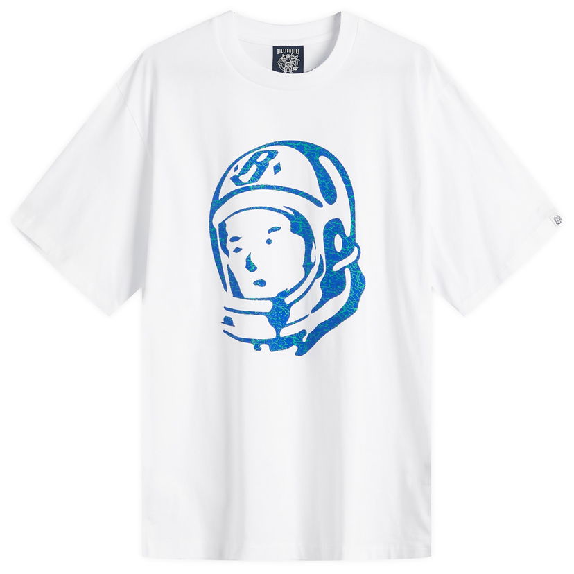 T-paita BILLIONAIRE BOYS CLUB Billionaire Boys Club Cracked Flock Print Astro T-Shirt, Size Large Valkoinen | B25156-WHT