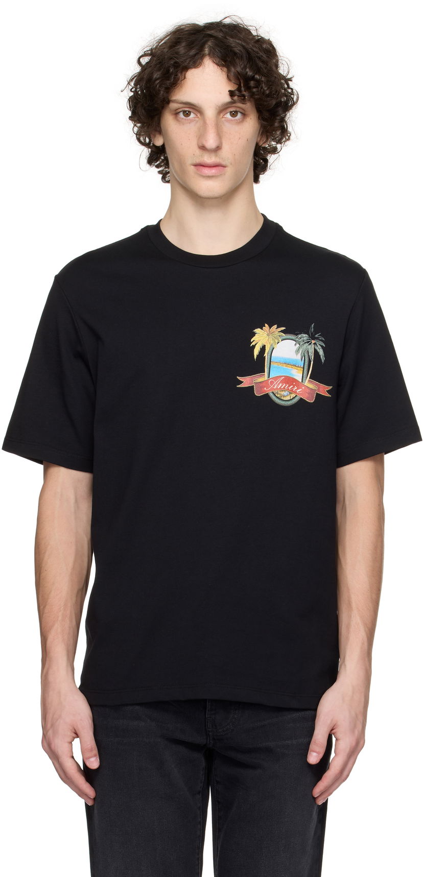 T-paita AMIRI AMIRI MA Paradise T-Shirt Musta | AMJYTE1217