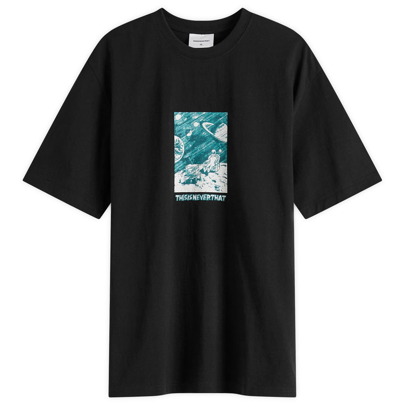 T-paita thisisneverthat thisisneverthat Outer Space Graphic Tee, Size Large Musta | TN251TTSST05-BLK