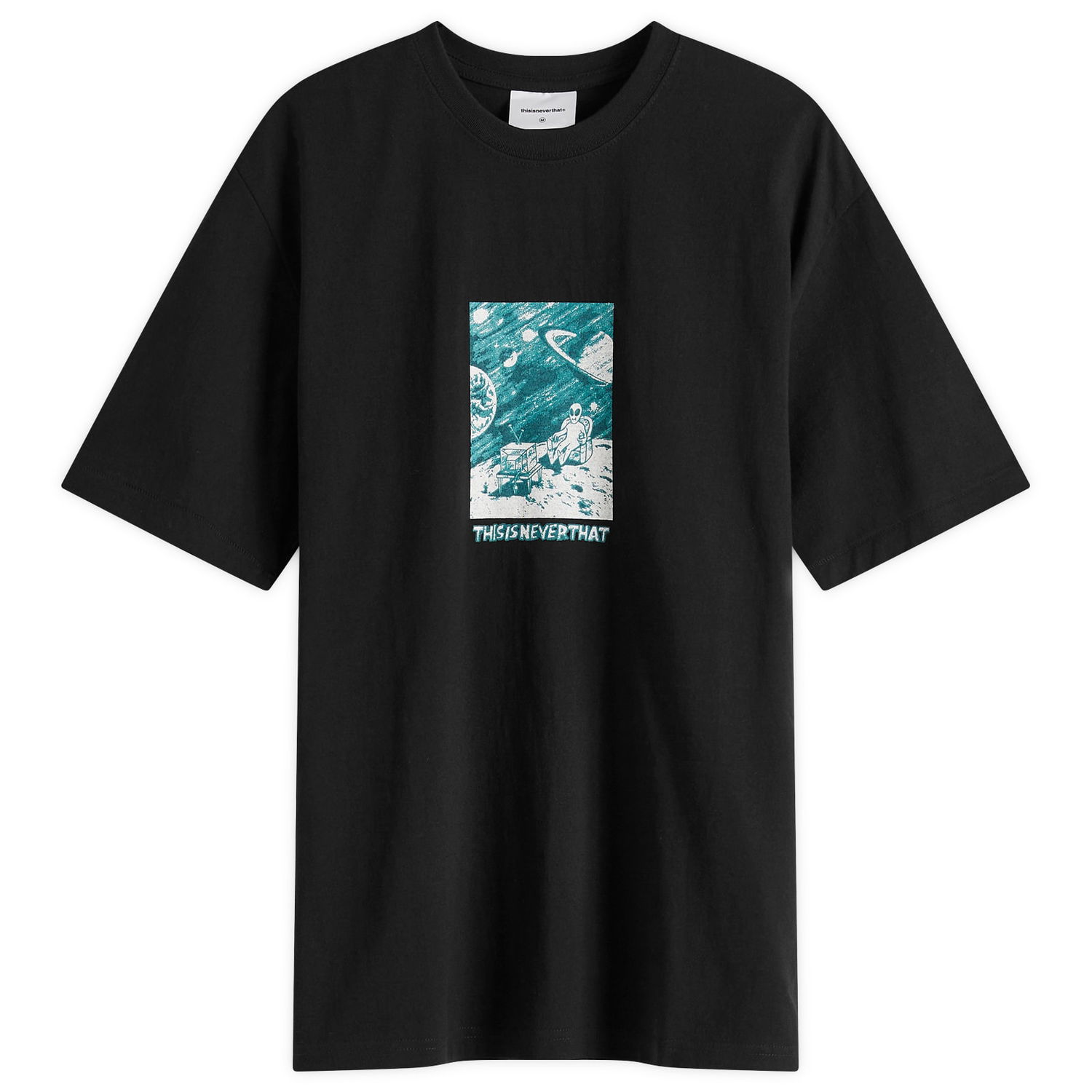T-paita thisisneverthat thisisneverthat Outer Space Graphic Tee, Size Large Musta | TN251TTSST05-BLK, 0