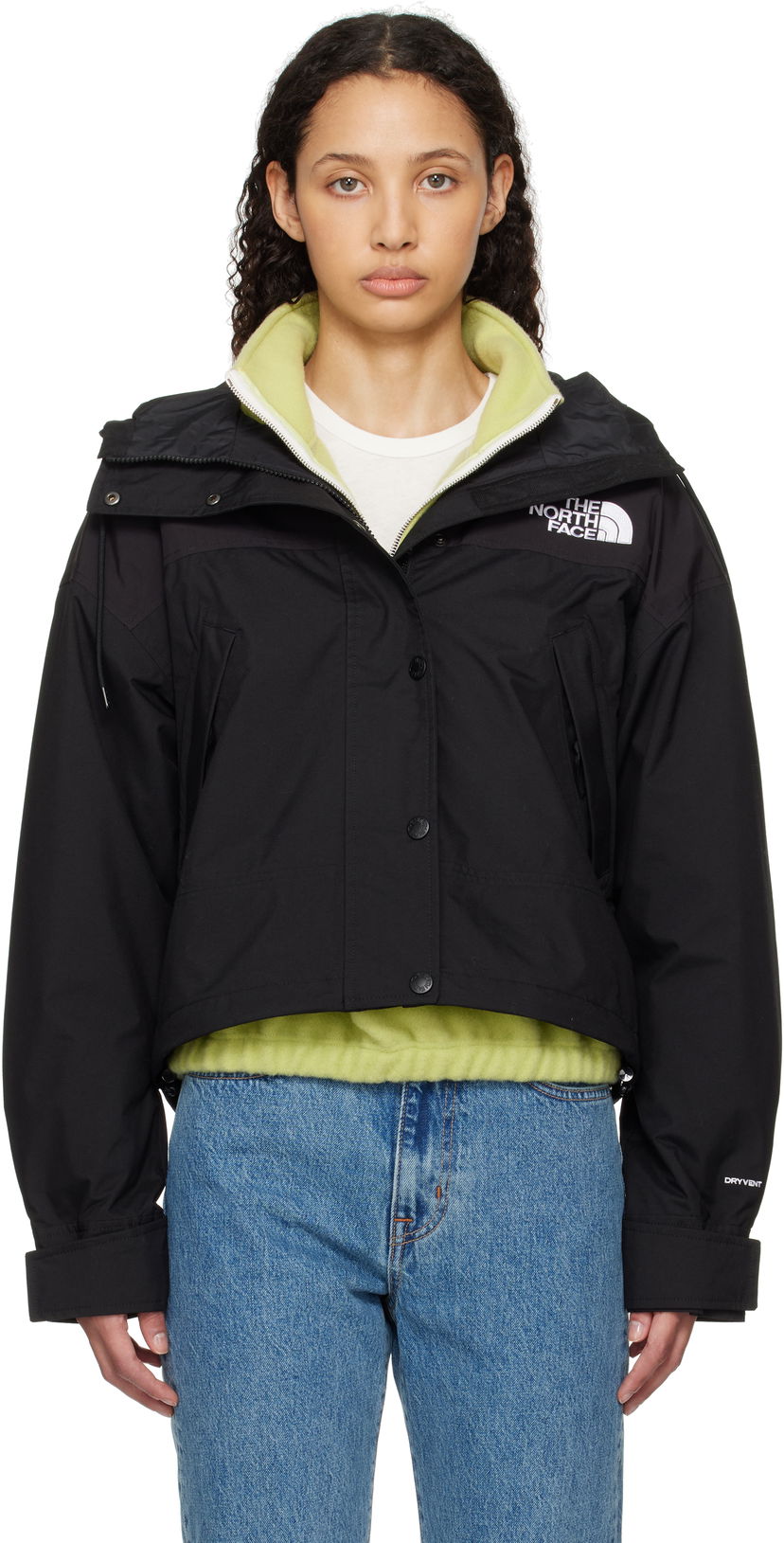 Tuulitakki The North Face Reign On Cropped DryVent Jacket Musta | NF0A8BCH