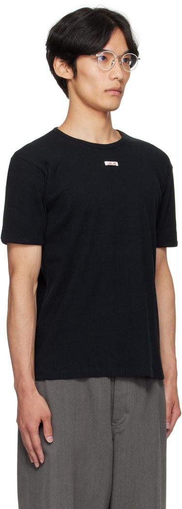 T-paita Maison Margiela Ribbed T-shirt Musta | S67GC0041 S24430, 1