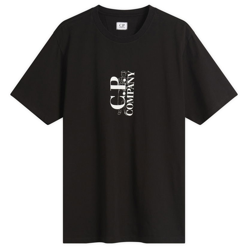 T-paita C.P. Company Sailor T-Shirt Musta | 19CMTS091A-005100W-999
