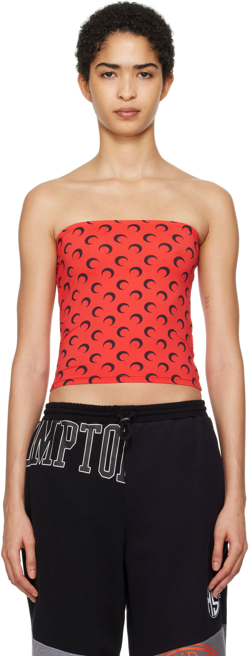 Tankkitoppi Marine Serre Moon Printed Jersey Tank Top Punainen | WTS011A CJER0001