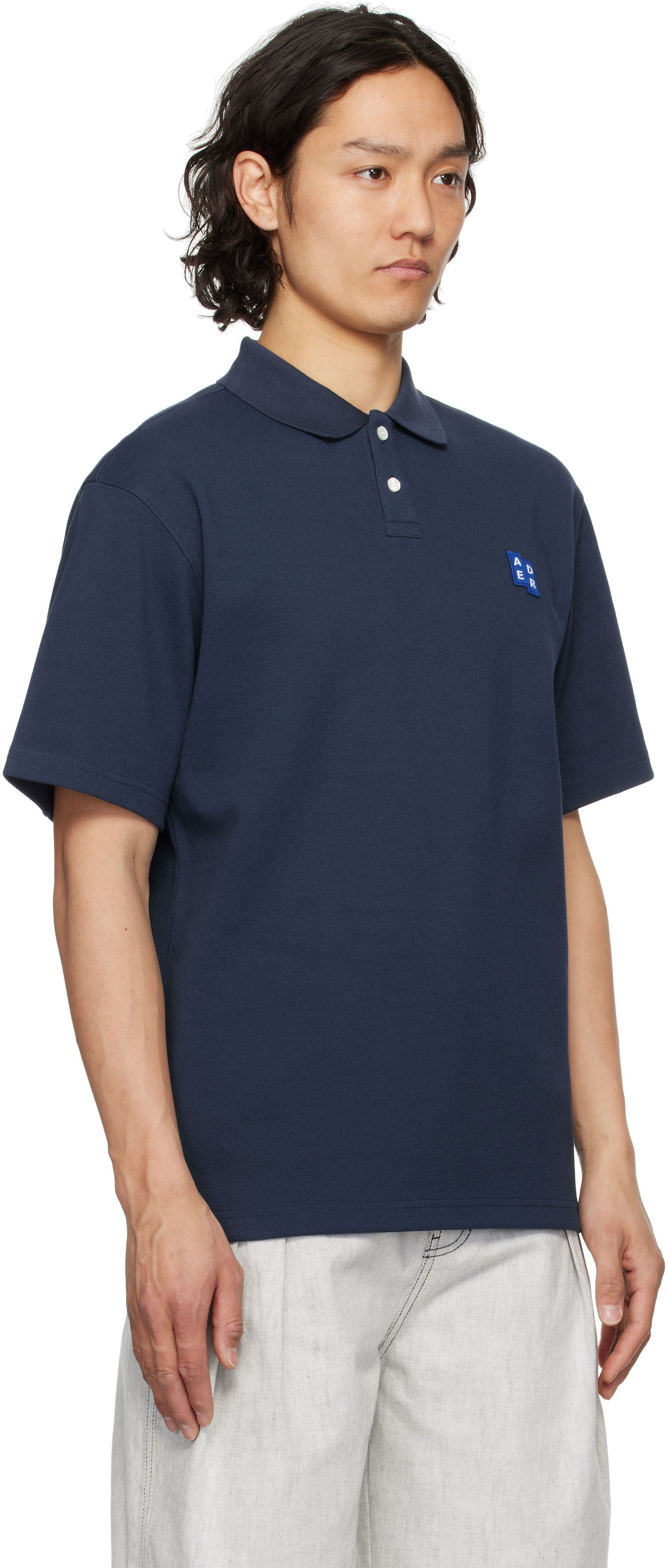 Poolopaita ADER ERROR ADER error TRS Tag 01 Polo Tummansininen | BO42FYPL0201NV, 1