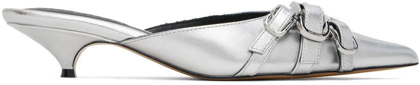Tennarit ja kengät Marc Jacobs Marc Jacobs 'The Emma' Kitten Heel Mules Metallinen | 2S4FMU001F08
