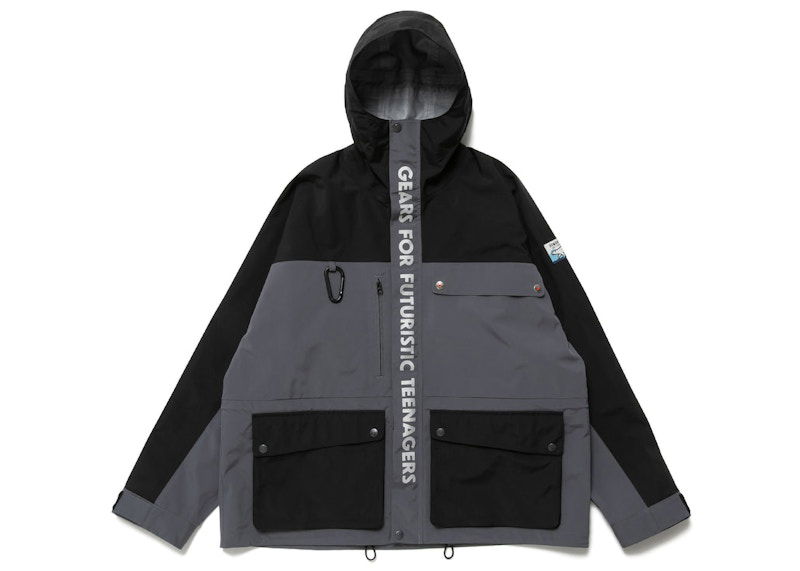 Parka Human Made 3-Layer Shell Jacket Musta | HM24JK023
