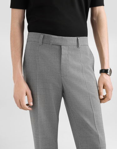 Housut Dolce & Gabbana Dolce & Gabbana Tailored Wool Houndstooth Pants Harmaa | GP0B8TFQ2OIS0984, 3