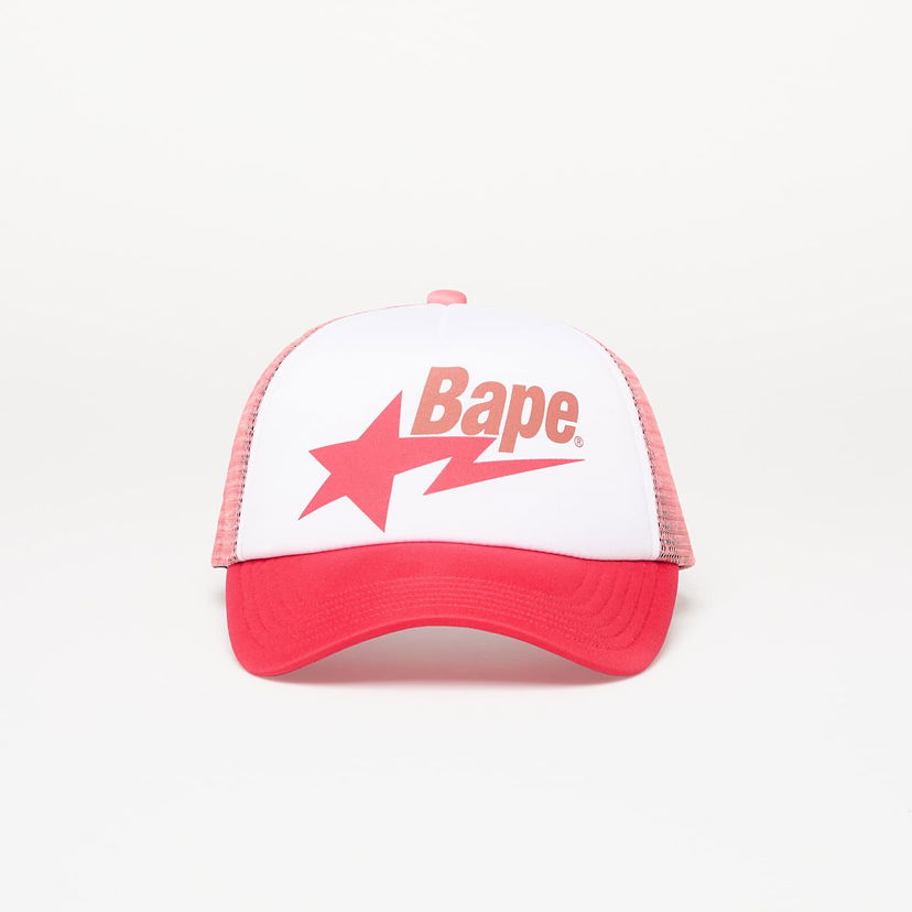Korkki BAPE A BATHING APE Bape Sta Mesh Cap Vaaleanpunainen | 001CPL301006MRED