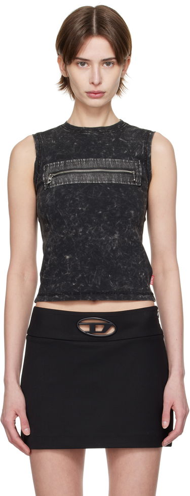 Tankkitoppi Diesel Diesel T-Arted Sleeveless Top Musta | A16623 0AKBU, 0