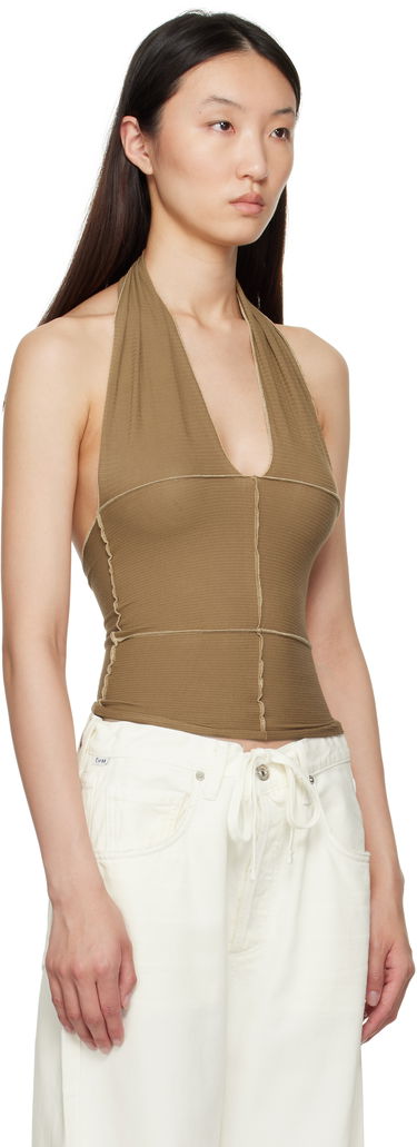 Tankkitoppi Baserange Baserange Cinder Halter Top Ruskea | TOCH-RB-SU25, 1